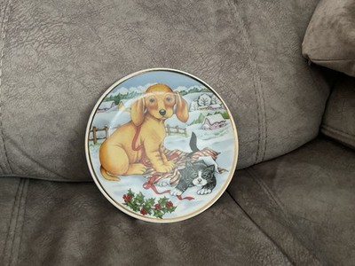 Avon Hund & Katze Weihnachtsteller