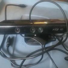 Genuine Microsoft XBOX 360 Kinect Sensor Bar 1414 Black with Power Adapter