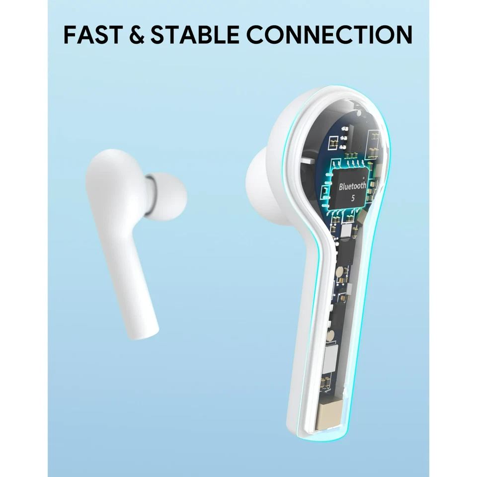 EP-T21S Move Compact II Wireless Earbuds 3D Surround Sound (White) - Image 2 of 4