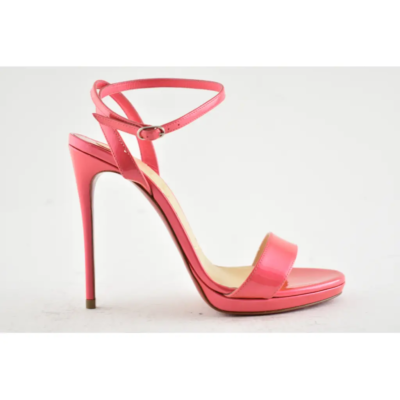 Christian Louboutin Loubi Queen 120 Florida Pink Ankle Strap