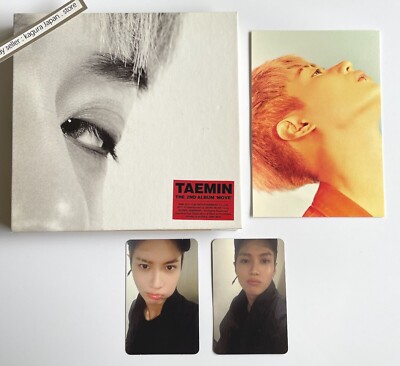 SHINee TAEMIN MOVE MOOD ver. Photocard Postcard Booklet CD 2nd