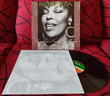 ROBERTA FLACK  Set The Night To Music  ORIGINAL 1991 Germany LP w/ INSERT