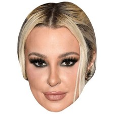 Tana Mongeau Blonde Celebrity Mask, Flat Card Face, Fancy Dress Mask
