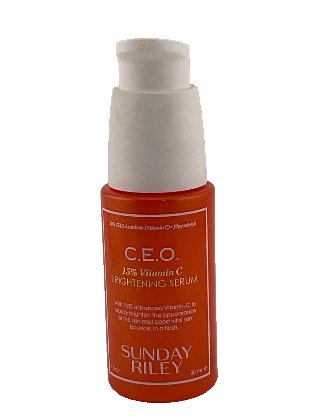 SUNDAY RILEY C.E.O. 15% Vitamin C Brightening Serum 1oz / 30ml NB
