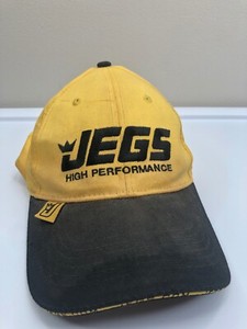 Bowling Hat Yellow Adjustable Strap Cap Mens Womens Jegs Brunswick Sport Athlete