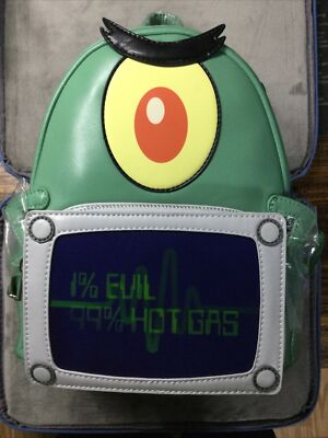 Loungefly Nickelodeon Spongebob Squarepants‎ Plankton Lenticular Mini Backpack Loungefly x Nickelodeon SpongeBob Squarepants Plankton  main image 3