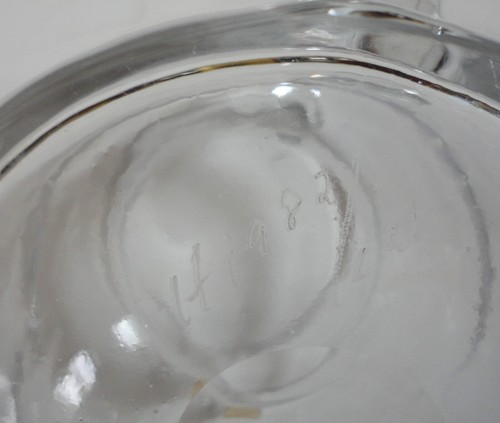 Midcentury Modern Glass Boda Sweden Erik Hoglund Female Nude Torso 5" Pitcher - Picture 9 of 9