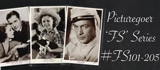 PICTUREGOER - FS Series ☆ FILM STAR ☆ 1930s Postcard Selection #FS101 to #FS205