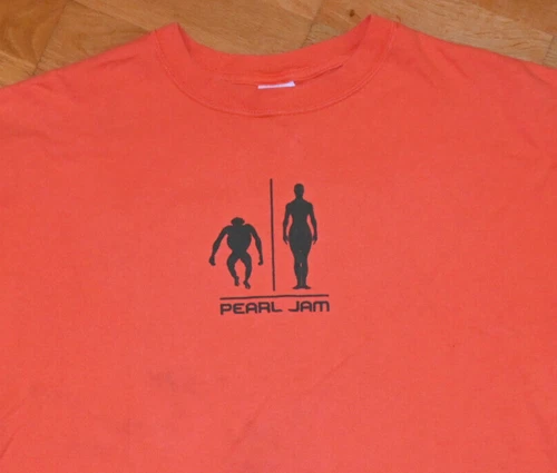 PEARL JAM original grunge rock concert tour tee t 2000s vintage concert t-shirt, vintage, size XL, single stitch, B+ condition