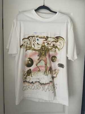 Travis Scott Utopia Tour T-Shirt White Size Large