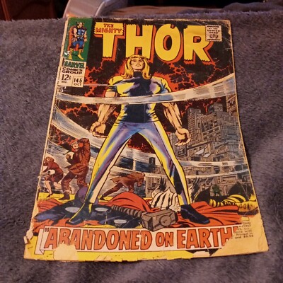 THOR #145 silver age 1967 Vol 1 MARVEL Loki Circus of Crime Stan Lee Jack Kirby