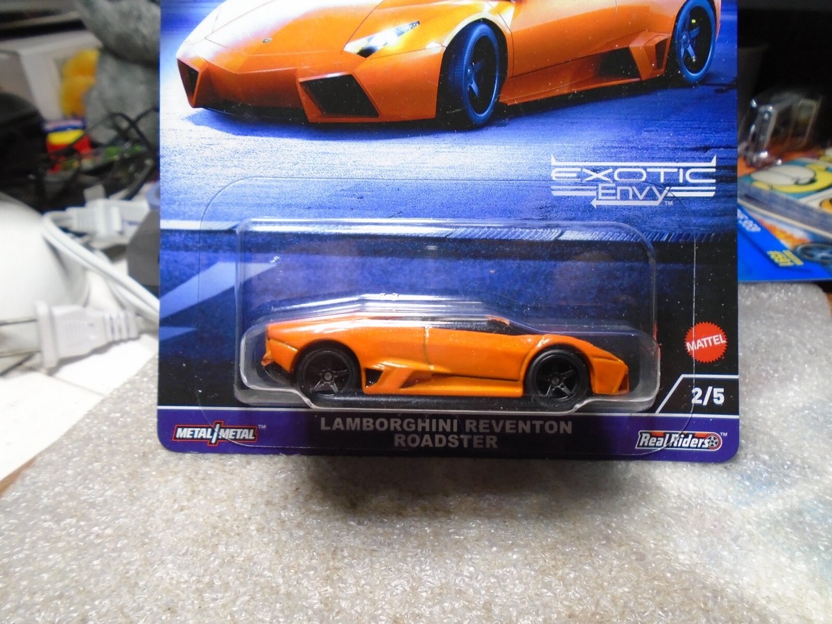 Hot Wheels Exotic Envy Lamborghini Reventon Roadster with Real