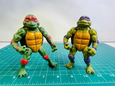 TMNT Action Figure Mirage Studios Playmates Toys 1992 Raphael Donatello Lot of 2