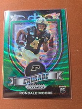 2021 Panini Prizm Draft Picks - Crusade Rondale Moore #171 Green WAVE Prizm (RC)