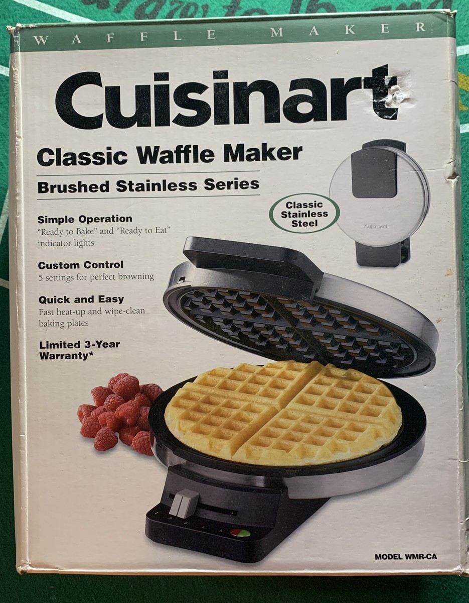 Cuisinart Round Classic Waffle Maker Brushed Stainless