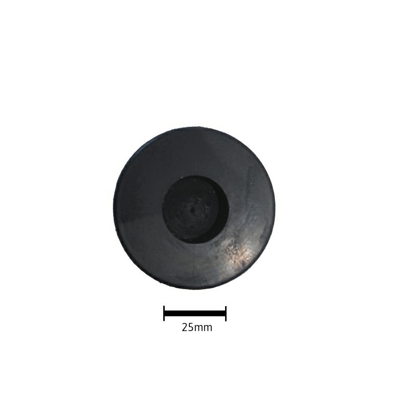 Medium Sized 60mm Bottle Jack Rubber Pad with 25mm recess for a safer