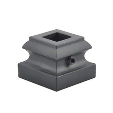 Flat Shoes with Screw for 1/2 Inches Square Iron Stair Deck Balusters 44 Inch...