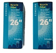 Bicycle Inner Tubes 26 inch Two Packs Per Order One Inner Tube in Each Pack