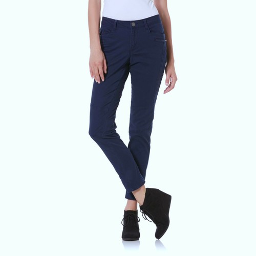 Navy Skinny Twill Pants Size 
