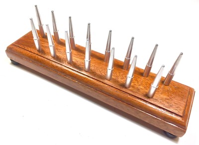 Bassoon Reed Drying Rack Bassoon Drying Rack - 15 FIXED Pins-NATURAL CHERRY Wood base | eBay