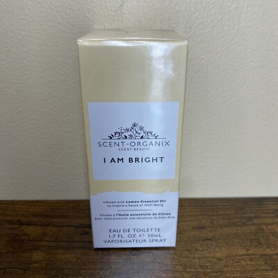 Scent-Organix Scent Beauty Eau De Toilette ~ I Am Bright 1.7oz/50ml *Sealed NIB*