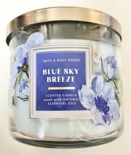 Bath Body Works Blue Sky Breeze 3 Wick Candle