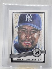 2016 Topps Museum Collection Baseball Bernie Williams Canvas Collection Repro