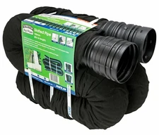 Reln STRETCH AG-PIPE 100mmx8m Slotted & Socked, Black *Australian Brand