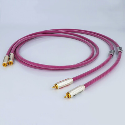 High-End RCA Cable Cable OCC Copper Foil Shielded HiFi Audio Interconnect Cable