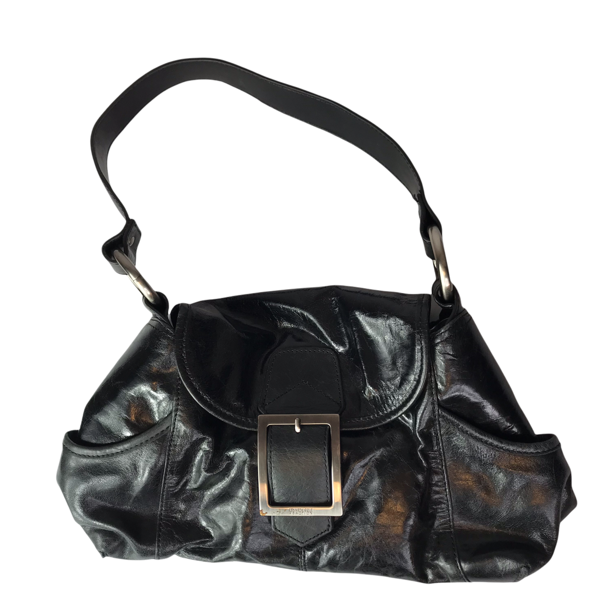 Used Reaction Kenneth Cole black handbag Reaction Kenneth Cole Black Shoulder Bag | Mercari main image 3