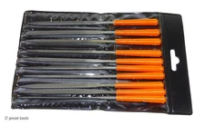 FILE SET – 10-pc mini needle files – metalworking – hand tools – automotive tool
