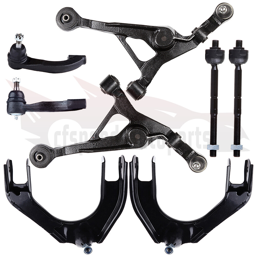 95-00 Stratus Breeze Sebring 8X Upper Lower Control Arms & Tie Rods