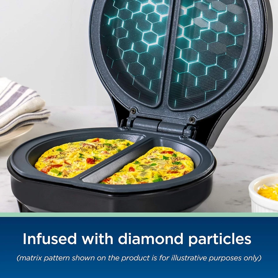 New Oster Small Non-Stick Omelet, Frittata, Snack Pocket Maker & Dessert Maker - Image 2 of 4