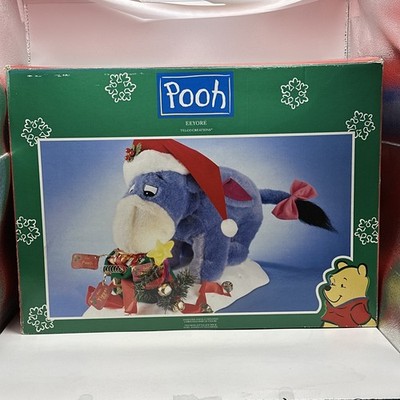 Pooh Eeyore Telco Creations Motion-ettes Animatronic Christmas Decoration TESTED