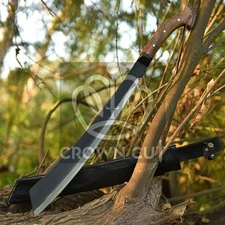 Handmade Carbon steel Full Tang Outdoorsman Practical PARANG machete sword Tool