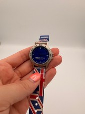 Orologio promozionale BBC America - Union Jack Band - Swag vintage/da collezione