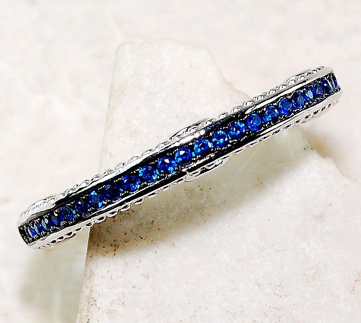 Heat Treated 1CT Kyanite 925 Solid Sterling Silver Ring Jewelry Sz 7 MP2