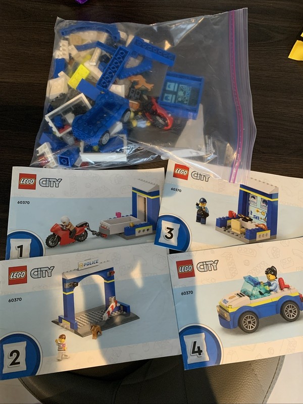 LEGO City 60370 Police Station Chase Building Set