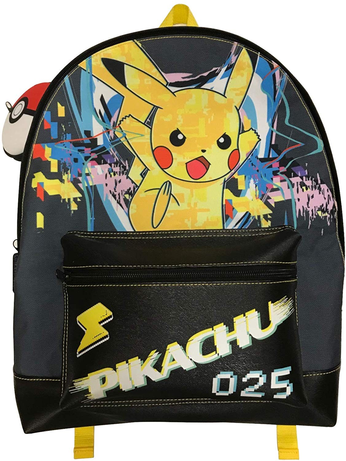 Pokemon Pikachu Backpack with Attached Pokeball Case NEW & OFFICIAL