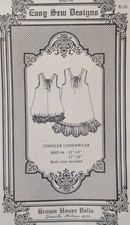Uncut Brown House Doll Easy Sew Designs Pattern Antique Toddler Underwear BHD 94