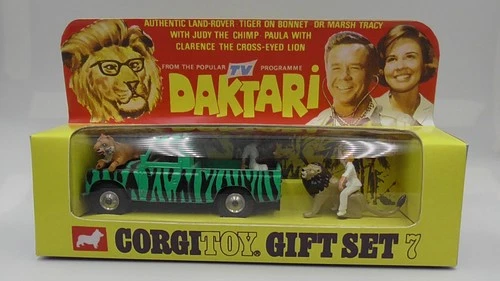 Corgi Daktari Gift Set 7 (GS7) Vintage 1967 In Excellent Condition Boxed Item