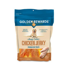 Chicken Flavor Premium Dry Jerky Treats for All Dogs, Low Fat, Gain Free, 32 oz
