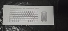 Wireless Mini Keyboard and Mouse White for Windows Mac Android iPad Tablet