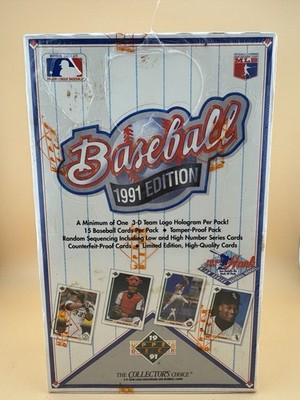 1991 Upper Deck Baseball High # Series Factory Sealed Box - Find the Hank