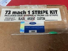Mustang 1973 Mach I Stripe Kit Argent Stripe Kit Side Stripes Trunk Stripe Mustang 1973 Mach I Stripe Kit Argent Stripe Kit Side Stripes Trunk Stripe