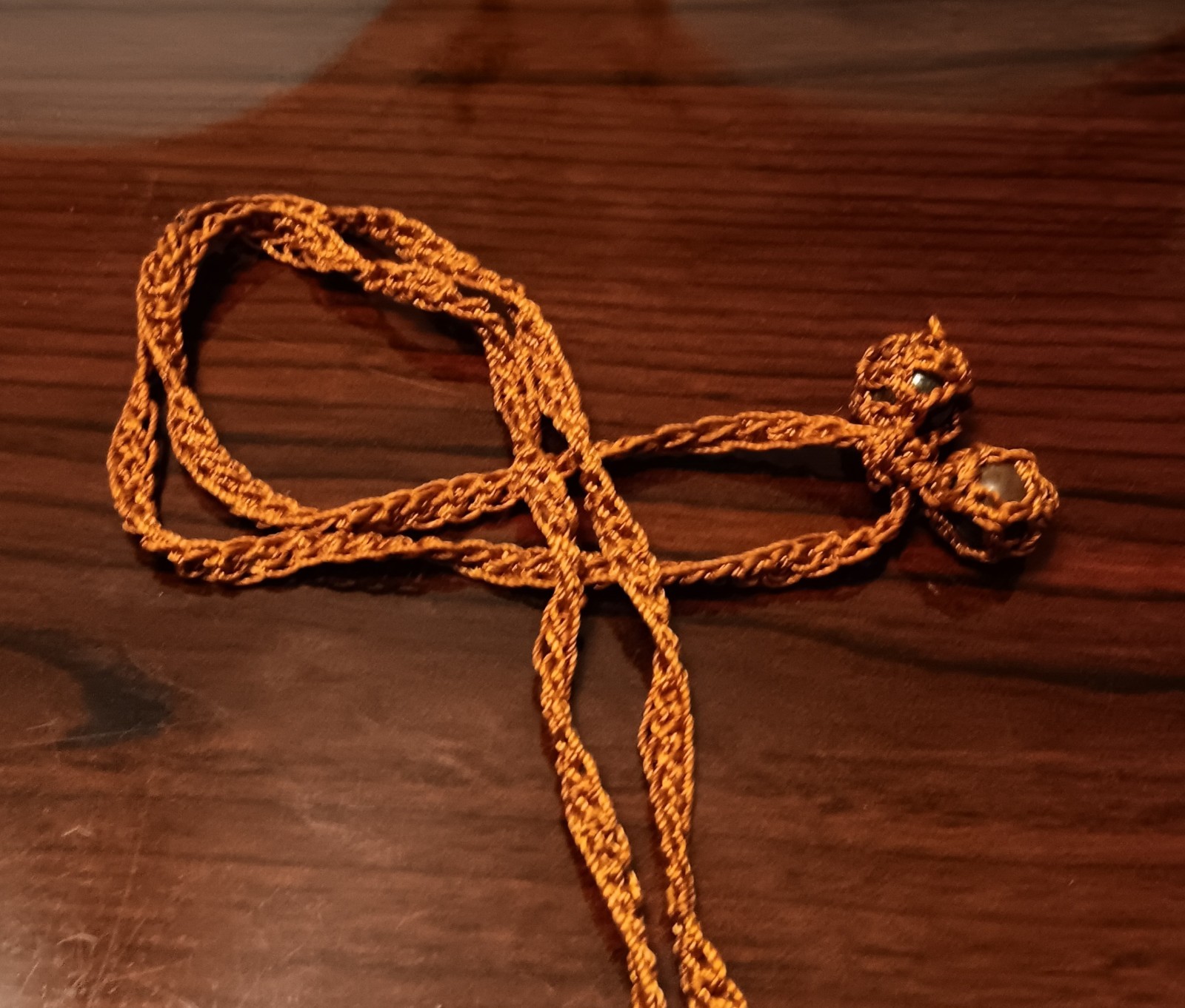 😍 Amber Brown Tiger Eye Stone Statement  Necklac… - image 10