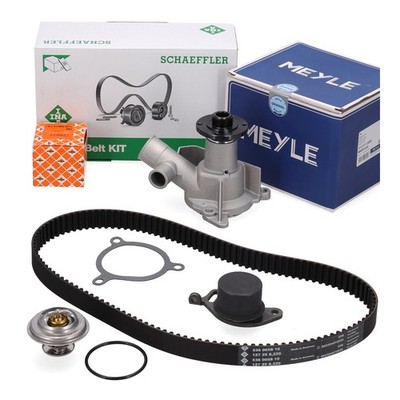 INA Zahnriemensatz + Wasserpumpe + Thermostat für BMW E30 bis 09.1987 E34 M20