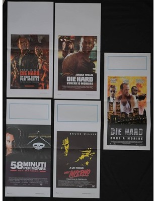 Lotto Kinoplakate DIE HARD Bruce Willis Trappola Cristallo Duri B97