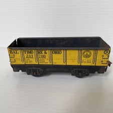 Marx Tinplate O Ga. Train - Baltimore  Ohio 241 708 TR-2 Rare 4 Wheel