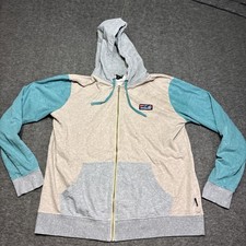 Patagonia Hoodie Womens XL Blue Board Short Label Lightweight Full Zip Hoody